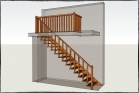 Модель больцевой лестницы